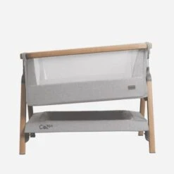 Tutti Bambini CoZee Air Bedside Crib - Sterling Silver/Oak -Baby Products Store 03 cozee air oak sterling silver