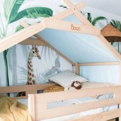 Boori Forest Teepee Loft Bed With Tent Canopy - Blueberry -Baby Products Store 03 boori forest teepee loft bed wit