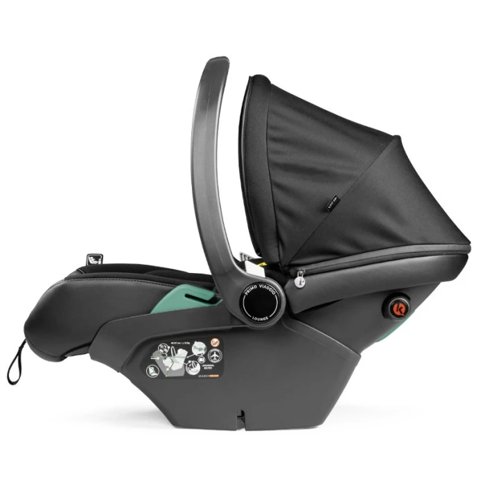 Peg Perego Primo Viaggio Lounge Car Seat - Licorice 5 Peg Perego Primo Viaggio Lounge Car Seat - Licorice - Image 3