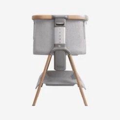 Tutti Bambini CoZee Air Bedside Crib - Sterling Silver/Oak -Baby Products Store 04 cozee air oak sterling silver