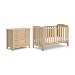 Boori Alice 2 Piece Room Set (with 3 Drawer Chest Changer) - Almond