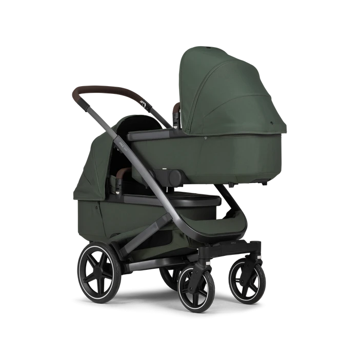 Joolz Geo3 Twin Pushchair - Urban Green 4 Joolz Geo3 Twin Pushchair - Urban Green - Image 2