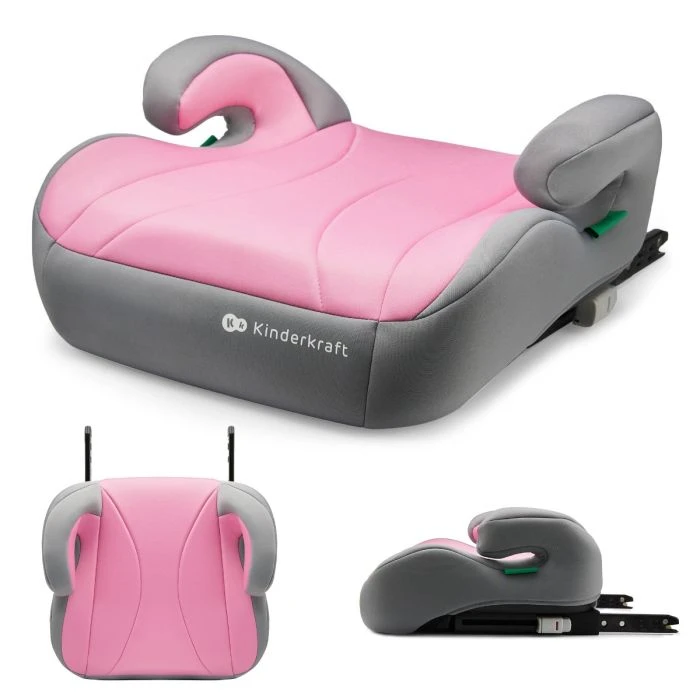 Kinderkraft I-BOOST I-SIZE Booster Car Seat - PINK 3 Kinderkraft I-BOOST I-SIZE Booster Car Seat - PINK