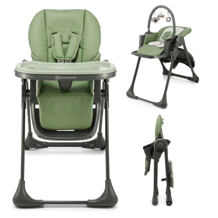 Kinderkraft TUMMIE Highchair - Green 3 Kinderkraft TUMMIE Highchair - Green