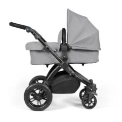 Ickle Bubba Stomp Luxe All-in-One Travel System With Isofix Base - Black/Pearl Grey/Black -Baby Products Store 10 011 320 210 03