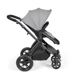 Ickle Bubba Stomp Luxe All-in-One Travel System With Isofix Base - Black/Pearl Grey/Black -Baby Products Store 10 011 320 210 07