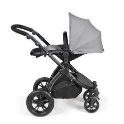 Ickle Bubba Stomp Luxe All-in-One Travel System With Isofix Base - Black/Pearl Grey/Black -Baby Products Store 10 011 320 210 08