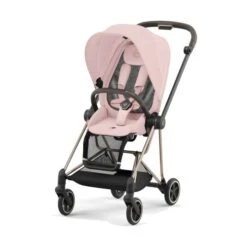 Cybex Mios Stroller With Cloud T I-Size Car Seat And Base Bundles - Rose Gold/Peach Pink -Baby Products Store 100 cybex mios cloud t i size bundle