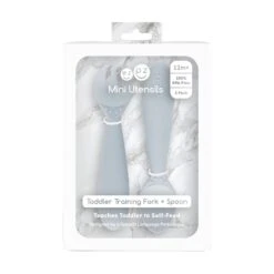 EZPZ Mni Utensils - Pewter -Baby Products Store 105825 mini utensils pewter 03 68537.1595557165