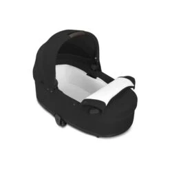 Cybex Balios S Lux Pushchair With Aton B2 Car Seat And Base 10 Piece Bundle - Moon Black (Black Frame) -Baby Products Store 109 1