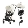Cybex Mios Stroller With Cloud T I-Size Car Seat And Base Bundles - Rose Gold/Off White -Baby Products Store 112 cybex mios cloud t i size bundle