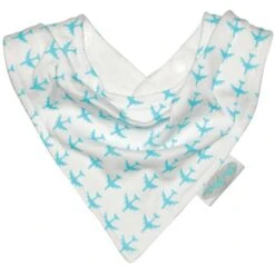 Silly Billyz Jersey Bandana Bib - Planes