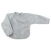 Silly Billyz Towel Small Long Sleeve Bib - Silver -Baby Products Store 113610 longsleeve silver 01