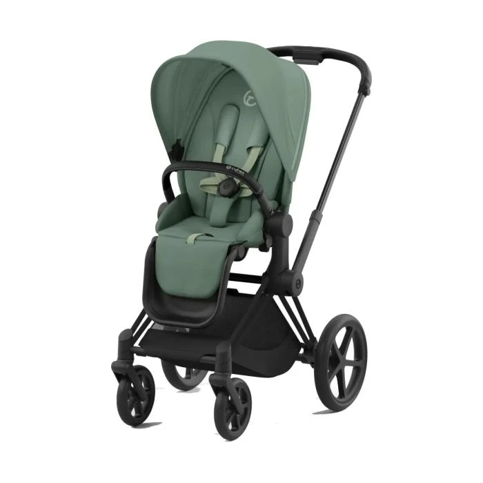 Cybex Priam Stroller With Cloud T I-Size Car Seat And Base Bundles - Matt Black/Leaf Green 7 Cybex Priam Stroller With Cloud T I-Size Car Seat And Base Bundles - Matt Black/Leaf Green - Image 5
