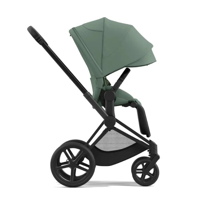 Cybex Priam Stroller With Cloud T I-Size Car Seat And Base Bundles - Matt Black/Leaf Green 6 Cybex Priam Stroller With Cloud T I-Size Car Seat And Base Bundles - Matt Black/Leaf Green - Image 4