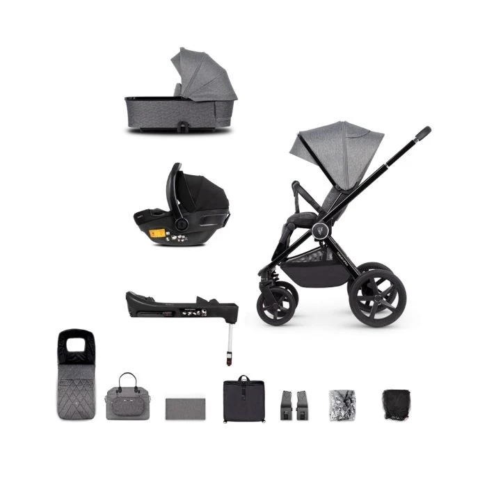 Venicci Tinum Upline 3-in-1 Travel System (12 Piece Bundle) - Slate Grey 3 Venicci Tinum Upline 3-in-1 Travel System (12 Piece Bundle) - Slate Grey