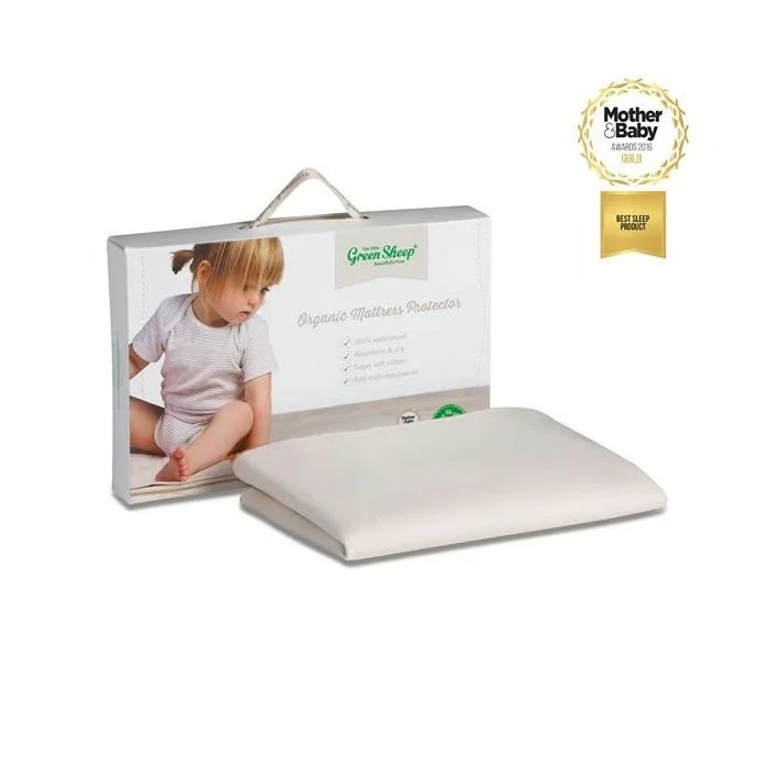 The Little Green Sheep Waterproof Mattress Protector To Fit Stokke Mini Crib 60x75cm - Natural 4 The Little Green Sheep Waterproof Mattress Protector To Fit Stokke Mini Crib 60x75cm - Natural - Image 2