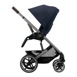 Cybex Balios S Lux Pushchair With Aton B2 Car Seat And Base 10 Piece Bundle - Ocean Blue (Silver Frame) -Baby Products Store 143 2