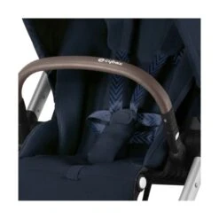 Cybex Balios S Lux Pushchair With Aton B2 Car Seat And Base 10 Piece Bundle - Ocean Blue (Silver Frame) -Baby Products Store 145 2