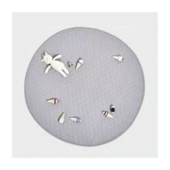 The Little Green Sheep Quilted Baby Playmat - Grey 11 The Little Green Sheep Quilted Baby Playmat - Grey -Baby Products Store 1605 main