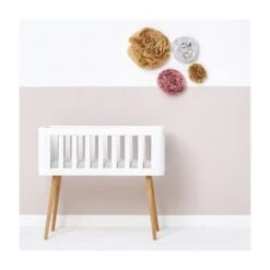 The Little Green Sheep Organic Crib Fitted Sheet - Dove -Baby Products Store 1643 main