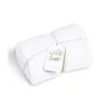 The Little Green Sheep Organic Knitted Cellular Baby Blanket - White -Baby Products Store 1774 main
