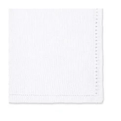 The Little Green Sheep Organic Knitted Cellular Baby Blanket - White 9 The Little Green Sheep Organic Knitted Cellular Baby Blanket - White -Baby Products Store 1777 main