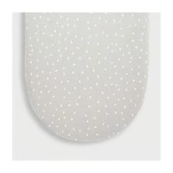 The Little Green Sheep Organic Moses Basket Fitted Sheet - Dove Rice