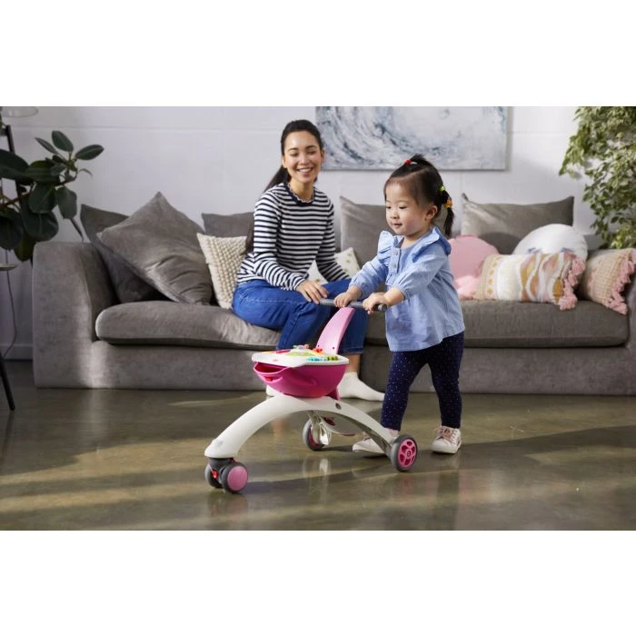 Tiny Love 5-in-1 Walk Behind & Ride On - Pink - Image 3