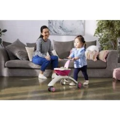 Tiny Love 5-in-1 Walk Behind & Ride On - Pink -Baby Products Store 190081 2020 tinylove 5 in 1 walk behindandride on babygear mobilitytoy pinkcolor indoorimage babywalksbehindtheride
