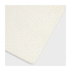 The Little Green Sheep Organic Cot & Cot Bed Fitted Sheet - Linen Rice