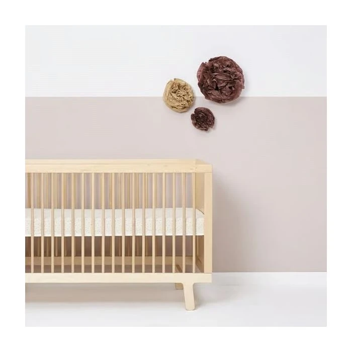 The Little Green Sheep Organic Cot & Cot Bed Fitted Sheet - Linen Rice 7 The Little Green Sheep Organic Cot & Cot Bed Fitted Sheet - Linen Rice - Image 5