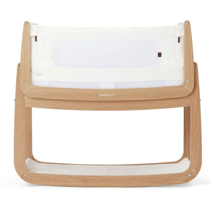 SnuzPod4 Bedside Crib (The Natural Edit) - Oak 3 SnuzPod4 Bedside Crib (The Natural Edit) - Oak