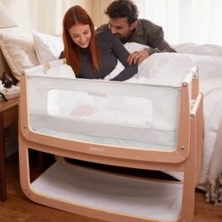 SnuzPod4 Bedside Crib & Mattress - Natural -Baby Products Store 2. sp4natural babylifestyle hr 1