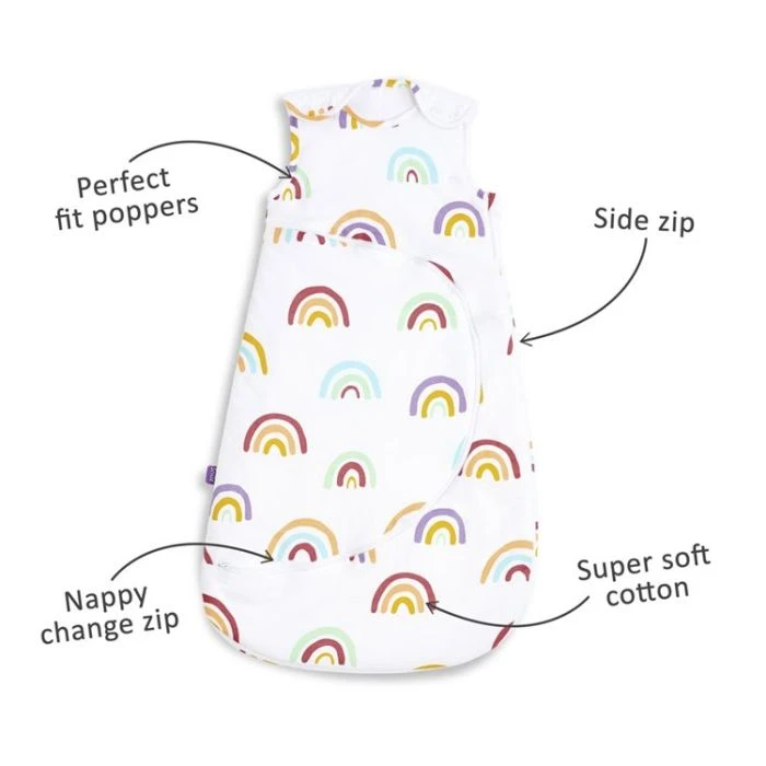 SnuzPouch Sleeping Bag 2.5 Tog (6-18M) - Colour Rainbow 7 SnuzPouch Sleeping Bag 2.5 Tog (6-18M) - Colour Rainbow - Image 5