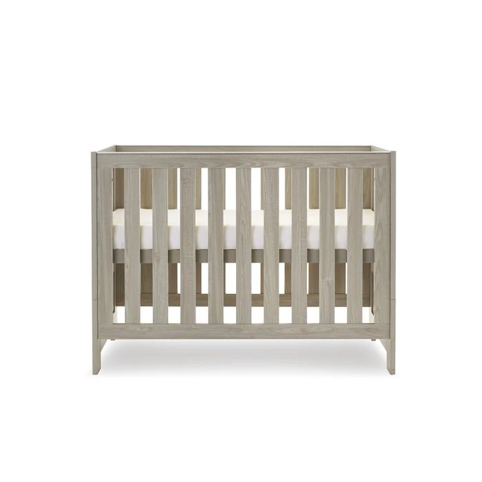 Obaby Nika Mini Cot Bed - Grey Wash 5 Obaby Nika Mini Cot Bed - Grey Wash - Image 3