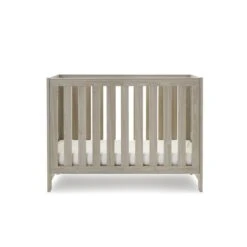 Obaby Nika Mini Cot Bed - Grey Wash 12 Obaby Nika Mini Cot Bed - Grey Wash -Baby Products Store 20ob1014 04