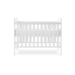 Obaby Grace Mini Cot Bed & Underdrawer With Fibre Mattress - White -Baby Products Store 20ob1302ud 02