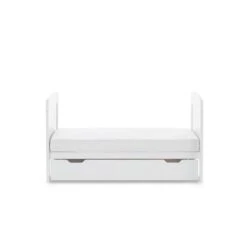 Obaby Grace Mini Cot Bed & Underdrawer With Fibre Mattress - White -Baby Products Store 20ob1302ud 06 1