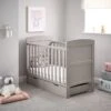 Obaby Grace Mini Cot Bed & Underdrawer - Warm Grey 2 Obaby Grace Mini Cot Bed & Underdrawer - Warm Grey -Baby Products Store 20ob1312ud 01