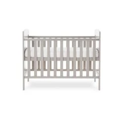 Obaby Grace Mini Cot Bed & Underdrawer - Warm Grey -Baby Products Store 20ob1312ud 02