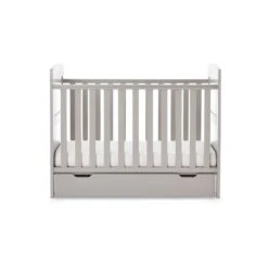 Obaby Grace Mini Cot Bed & Underdrawer - Warm Grey -Baby Products Store 20ob1312ud 04