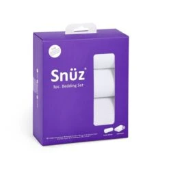 Snuz 3pc Crib Bedding Set - White -Baby Products Store 2104 zoom