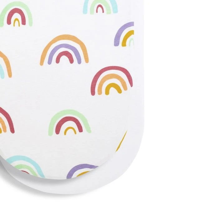 Snüz Moses Basket/Pram 2 Pack Fitted Sheets - Colour Rainbow 3 Snüz Moses Basket/Pram 2 Pack Fitted Sheets - Colour Rainbow
