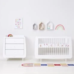 Snuz Cot & Cot Bed 2 Pack Fitted Sheet - Colour Rainbow -Baby Products Store 2185 main