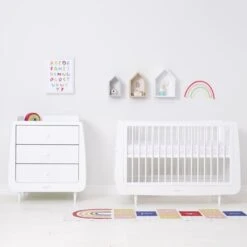 Snuz Cot & Cot Bed 2 Pack Fitted Sheet - Colour Spots -Baby Products Store 2190 main