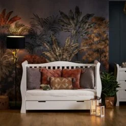 Obaby Stamford Luxe Cot Bed & Moisture Management - White -Baby Products Store 21ob2602 59 1