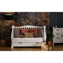 Obaby Stamford Luxe Cot Bed & Moisture Management - White -Baby Products Store 21ob2602 60 1