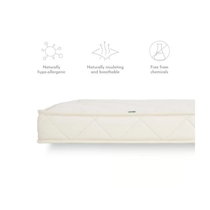 The Little Green Sheep Natural Twist Cot Bed Mattress 70x140cm - Natural 5 The Little Green Sheep Natural Twist Cot Bed Mattress 70x140cm - Natural - Image 3