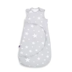 SnuzPouch Sleeping Bag 1.0 Tog (0-6M) - White Stars